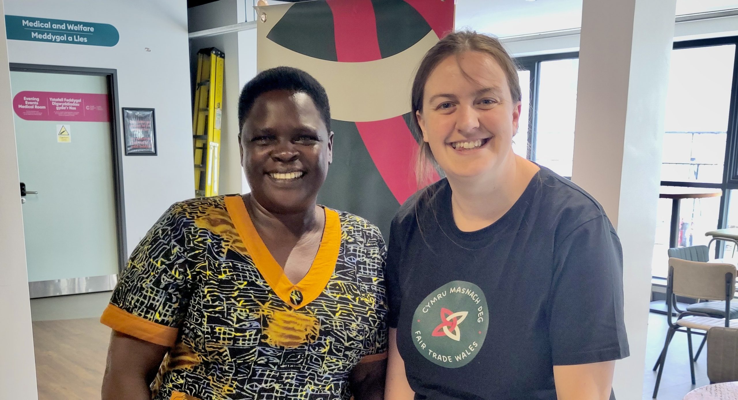 Jenipher pays a visit to Wales to celebrate Fairtrade Fortnight 2025 ...